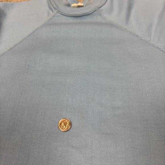 Vintage 70s Mayo Spruce Raglan Short Sleeve Sweatshirt Pullover Top Men's L - Picture 9 of 10